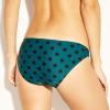 Xhilaration Women's Hipster Bikini Bottom Teal Polka Dot X-Large view 3