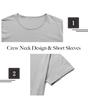 Athlemon Mens Long Shirts for Men Extra Long T Shirts Mens t-Shirts Longline Hipster Reflective Line Scallop Tees view 3