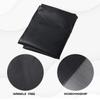 GSE Games & Sports Expert 12' Black Heavy-Duty Leatherette Shuffleboard Table Cover for Shuffleboard Table Accessories view 3