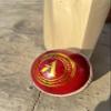 AnNafi Red Cricket Ball | Red Color Leather Cricket Balls for Practice A Grade Handstitched | Senior Official Hard & Seasoned |No Stamp for Indoor and Outdoor Practice & Training Cricket Ball (1) view 3