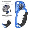 Lixada Climbing Hand Ascender 8-13mm Vertical Rope Access with Ergonomic Rubber Handle CE Certified Strong Rappelling Gear Equipment for Rock Climbing Tree Arborist, Rescue Caving view 2