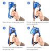Lixada Climbing Hand Ascender 8-13mm Vertical Rope Access with Ergonomic Rubber Handle CE Certified Strong Rappelling Gear Equipment for Rock Climbing Tree Arborist, Rescue Caving view 3