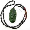 2.3" China Certified Nature Hetian Nephrite Green Jade Wealth Fish Hand Carved Necklace Pendant 2526 view 3