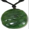 2.3" China Certified Nature Hetian Nephrite Green Jade Wealth Fish Hand Carved Necklace Pendant 2526 view 4