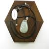 1.3" China Certified Grade A Nature Hisui Jadeite Jade Lucky Ruyi Hand Carved Neckalce Pendants (S925) 8652 view 4