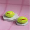 TENNEX Cricket Tennis Ball Hard Yellow for Over Arm Cricket | Heavy Tennis | Standard Size Ball for Cricket Tournament and Practice (Pack of 12) view 3