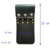 Weatlake Cow Leather Archery Arrow Quiver Pocket Holder Pouch Bag Side Hip Belt Waist Black view 4