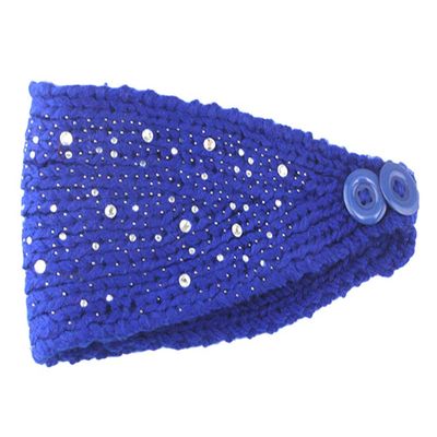 Cable Knit Head Wrap Headband Ear Warmers for Women Hair Bands Pack Winter Hats Royal
