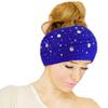 Cable Knit Head Wrap Headband Ear Warmers for Women Hair Bands Pack Winter Hats Royal view 3