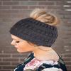 LeJulyeekay Winter Hair Wrap Crochet Turban Headband for Women Crocheted Headwrap for Girls Off-White view 3