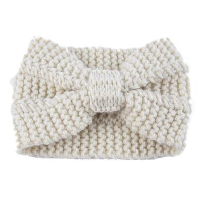 Cable Knit Head Wrap Headband Ear Warmers for Women Hair Bands Pack Winter Hats Off-White