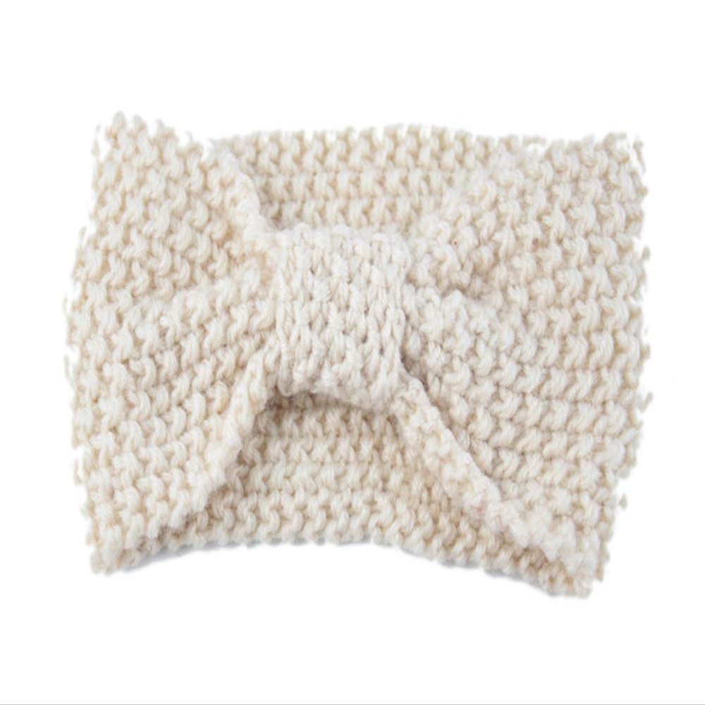 Cable Knit Head Wrap Headband Ear Warmers for Women Hair Bands Pack Winter Hats Off-White