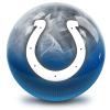 Strikeforce Bowling NFL Indianapolis Colts On Fire Undrilled Bowling Ball view 2