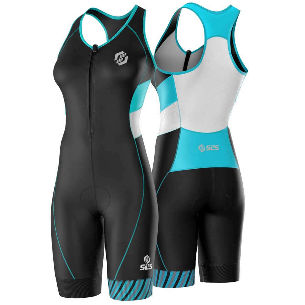 SLS3 Triathlon Suits Women Pro Trisuit, Sky Blue, X-Small