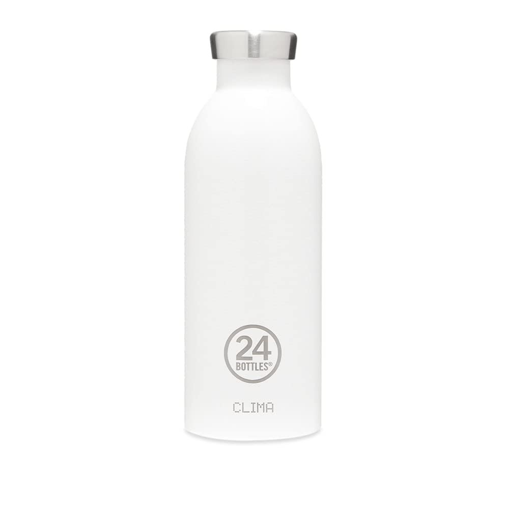 24Bottles Clima Stainless Steel Water Bottle, Thermal Bottle 500 ml 12H Hot and 24H Cold, Ideal as a Gym, Children and Sports Bottle, 100% Airtight, Water Bottle Sustainable