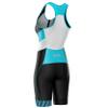 SLS3 Triathlon Suits Women  Sleeveless Trisuit Women - Premium FX Fabric, Tri Suit Womens Triathlon Suit, No Shelf Bra (Sky Blue, Medium). view 2