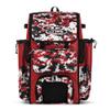Boombah Superpack Bat Pack -Backpack Version (no wheels) - Holds 4 Bats - Camo Red/Black - For Baseball or Softball view 1