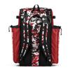 Boombah Superpack Bat Pack -Backpack Version (no wheels) - Holds 4 Bats - Camo Red/Black - For Baseball or Softball view 2