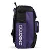 Boombah Catchers Superpack Bat Bag - 23-1/2" x 13-1/2" x 9-1/2" - Black/Purple - Holds 4 Bats - Backpack Version (no Wheels) view 3