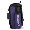 Boombah Catchers Superpack Bat Bag - 23-1/2" x 13-1/2" x 9-1/2" - Black/Purple - Holds 4 Bats - Backpack Version (no Wheels) view 4