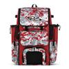 Boombah Superpack Bat Pack -Backpack Version (no wheels) - Holds 4 Bats - Camo Red/Gray - For Baseball or Softball view 1