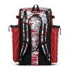 Boombah Superpack Bat Pack -Backpack Version (no wheels) - Holds 4 Bats - Camo Red/Gray - For Baseball or Softball view 2