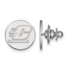 14k White Gold Central Michigan University Chippewas Action C Logo Lapel Pin 15x15mm view 1