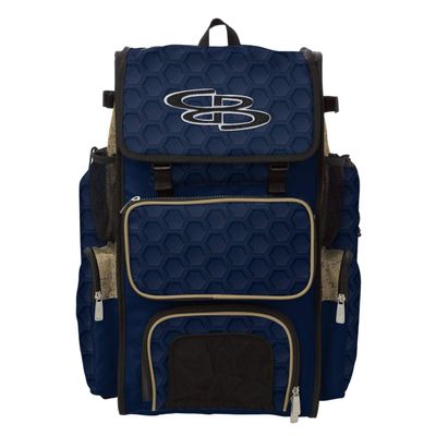 Boombah Superpack Bat Pack 3DHC Navy/Vegas Gold