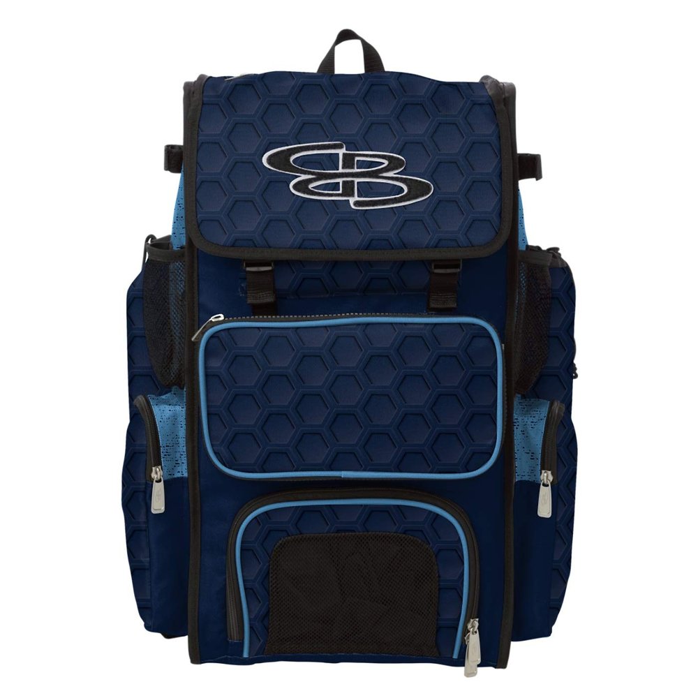 Boombah Superpack Bat Pack 3DHC Navy/Columbia Blue