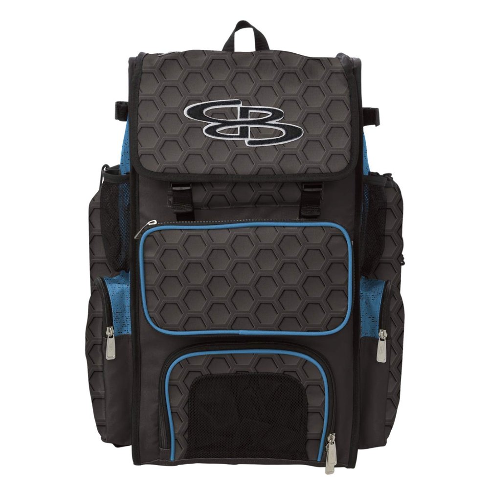 Boombah Superpack Bat Pack 3DHC Dark Charcoal/Columbia Blue