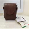 Moscardini Firenze Italy Genuine Leather 4X Golf Balls Golf Tees Case Holder view 1