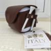 Moscardini Firenze Italy Genuine Leather 4X Golf Balls Golf Tees Case Holder view 2