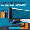 JOOLA Premium Inside Table Tennis Net and Post Set - Portable and Easy Setup 72" Regulation Size Ping Pong Spring Clamp Net, Black view 2