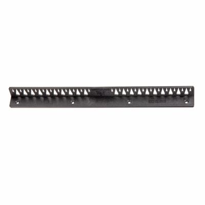 T-H Marine Tackle Titan Fishing Lure Rack 14" Black Holds 40+ Hook and Rig Lures Tackle Storage Organizer with 20 Large & 22 Small Holes Mounts with Screws or Tape Compact Boat Use