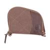 Allen Company Ruger Prescott Heritage Pistol Case by Allen Company, Fits: Sub Compact 2in/50mm, Compact 4.2in/106.6mm, Med Frame 4 in/101.6 mm, Larg Frame 5 in/127 mm, Cotton Canvas, 9 x 7 inch, Brown view 1