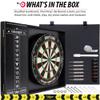 Viper by GLD Products Steadfast Dart Backboard with Shot King Sisal Board, Black view 3