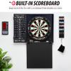 Viper by GLD Products Steadfast Dart Backboard with Shot King Sisal Board, Black view 4