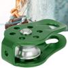 Climbing Pulley Universal Aluminum Alloy Fixed Mountaineering Rope Climbing Pulley Pulley for Rope Climbing, Work(Green) view 2