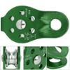 Climbing Pulley Universal Aluminum Alloy Fixed Mountaineering Rope Climbing Pulley Pulley for Rope Climbing, Work(Green) view 3