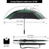 G4Free Extra Large Golf Umbrella 68 inch Square Vented Windproof Auto Open Double Canopy Oversized Stick Umbrella view 2