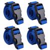 MAGARROW 40" Strap Buckle Packing Straps Adjustable 1-Inch Belt (1" Wide - 40" Long, Blue (4-Pack)) view 1