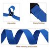 MAGARROW 40" Strap Buckle Packing Straps Adjustable 1-Inch Belt (1" Wide - 40" Long, Blue (4-Pack)) view 3