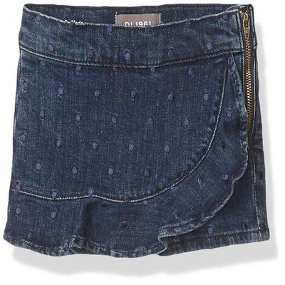 DL1961 Girls Toddler Lola Mini Skort, Swiss, 4T