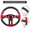 Golf Cart Steering Wheel with Premium Grip Leather fit EZGO TXT/RXV, Club Car DS/Precedent/Tempo/Onward, Yamaha G1-G29 Golf Carts, Universal Golf Cart Steering Wheel with Ergonomic Design view 3