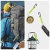 EOTW Carabiner Keychain, Small Carabiner Clip with Paracord Keychain Mini Aluminum D Ring Key Organizer view 2
