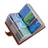 JERLA RFID Credit Card Holder book,Leather Business Card Organizer for Women Men 96 Card Slots (Brown) view 1