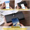 JERLA RFID Credit Card Holder book,Leather Business Card Organizer for Women Men 96 Card Slots (Brown) view 4