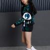 ORANXIN Girls Shorts Sets Dance Jazz Hip Hop Costumes Sequins Suits Dancewear view 2
