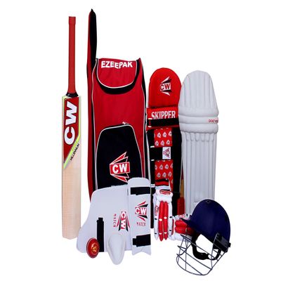 CW Storm Cricket Training Set with Sports Bag Portable Set Set Outdoor Game Youth Boys Cricket Set School Club Size 6 for 12 to 13 Years Old