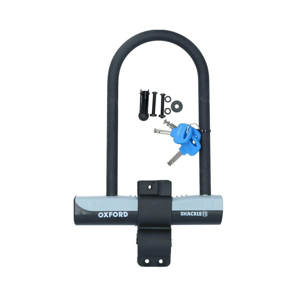 AB Tools U Shackle D Lock 257 x 190mm Bike Cycle Security Wheel Clamp with Carry Bracket